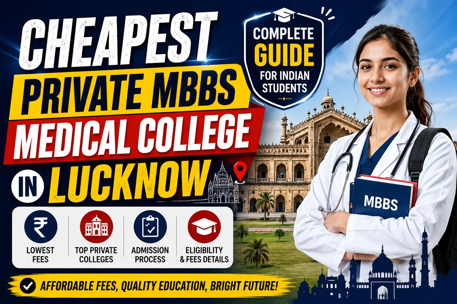 Cheapest Private MBBS Medical College in Lucknow: Complete Guide for Indian Students